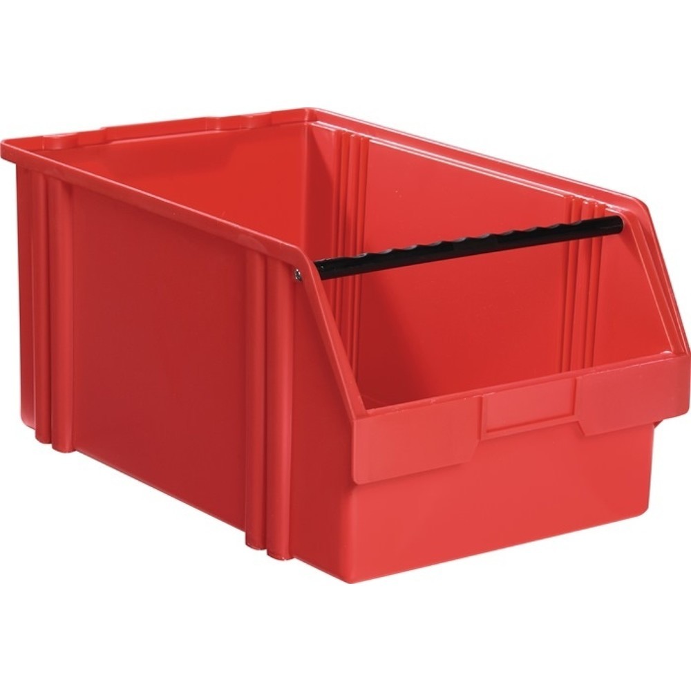 Image of  Höhe: 75mmLA-KA-PE Sichtlagerkasten, PS rot, L500/450xB300xH230mm LA-KA-PE Sichtlagerkasten, PS rot, L500/450xB300xH230mm
