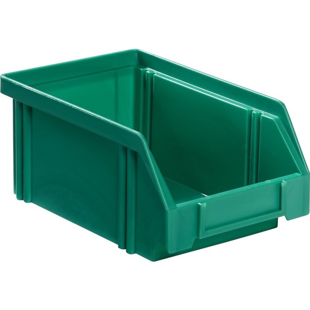 Image of  Höhe: 75mmLA-KA-PE Sichtlagerkasten, PS grün, L160/140xB105xH75mm LA-KA-PE Sichtlagerkasten, PS grün, L160/140xB105xH75mm
