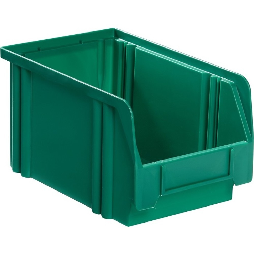 Image of  Höhe: 75mmLA-KA-PE Sichtlagerkasten, PS grün, L230/200xB140xH130mm LA-KA-PE Sichtlagerkasten, PS grün, L230/200xB140xH130mm