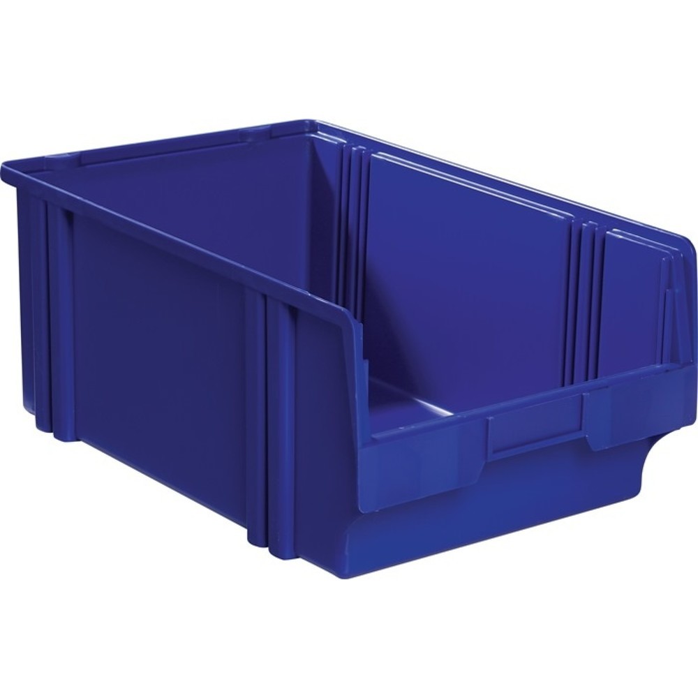 Image of  Höhe: 75mmLA-KA-PE Sichtlagerkasten, PS blau, L500/450xB300xH200mm LA-KA-PE Sichtlagerkasten, PS blau, L500/450xB300xH200mm