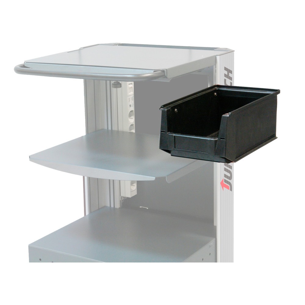Image of  Nur zusammen mit dem mobilen Arbeitsplatz bestellbarLagerbox für mobilen Arbeitsplatz Jungheinrich™, seitliche Befestigung Lagerbox für mobilen Arbeitsplatz Jungheinrich™, seitliche Befestigung