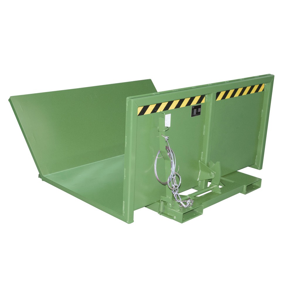 Image of Perfekt für abgesichertes Sammeln und Abkippen von Leisten, Brettern und Co. geeignet: der Langgutkipper Typ LGK mit Kettensicherung Ob beim Sammeln von Bretterresten oder Profilen: Der Langgutkipper Typ LGK bietet durch seine offenen Seiten selbst für ex