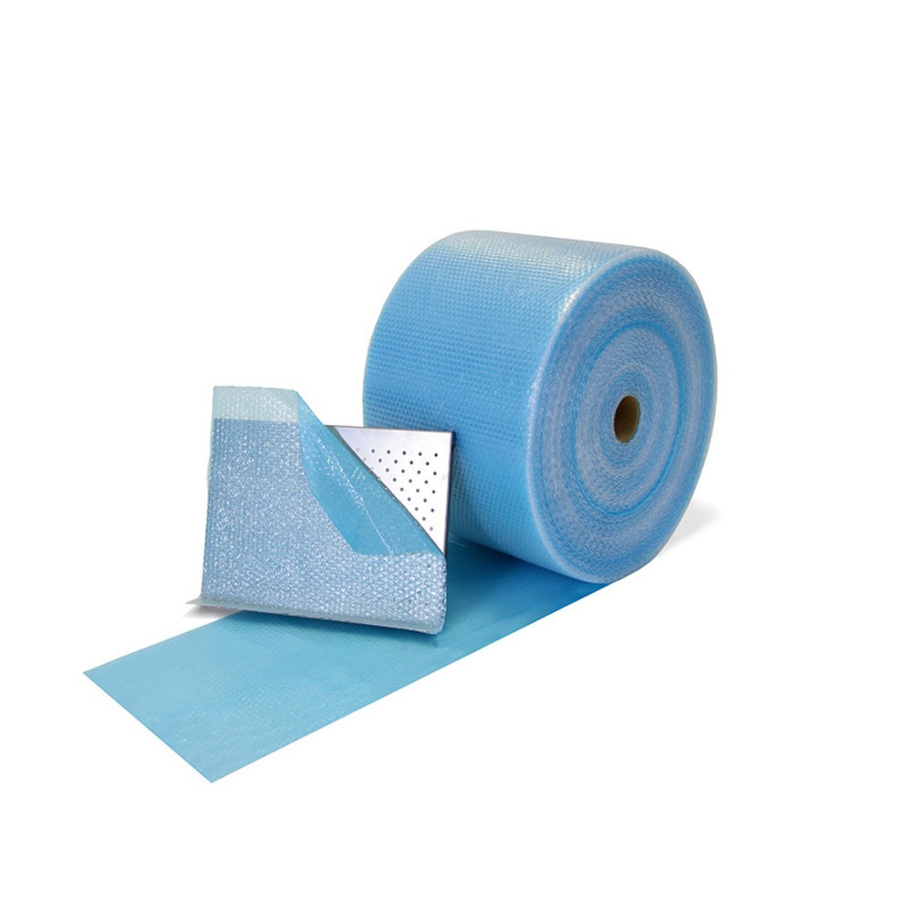 Image of  75 mm KerndurchmesserLeichthaftende Luftpolsterfolie, 400mm breitx100lfm, 100µ Leichthaftende Luftpolsterfolie, 400mm breitx100lfm, 100µ