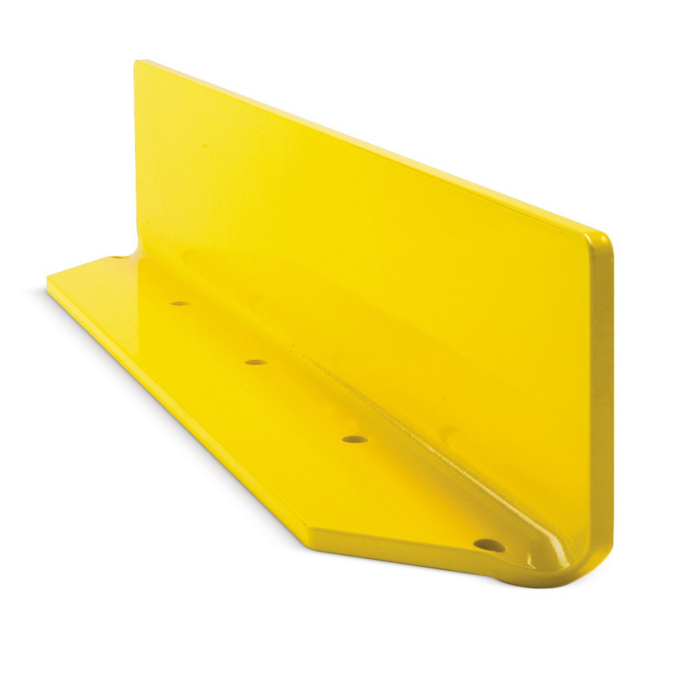 Image of Die Arbeitssicherheit erhöhen – mit einem Leitbord aus Stahl Massive Leitbords zur Bodenmontage sichern Ihre Fahrwege und Eingänge. Hub- und Transportwagen werden durch das Leitbord abgefangen und gestoppt. Dadurch vermeiden Sie Aufprallschäden und teure 