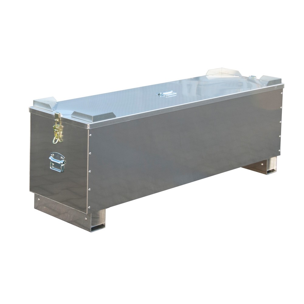 Image of Geprüfte Leuchtstoffröhren-Sammelbox aus Aluminium – einfach zu transportieren Leuchtstoffröhren enthalten Quecksilber und müssen deshalb fachgerecht gelagert und entsorgt werden: z. B. in der Leuchtstoffröhren-Box AL-D. Die stabile Aluminiumkonstruktion 