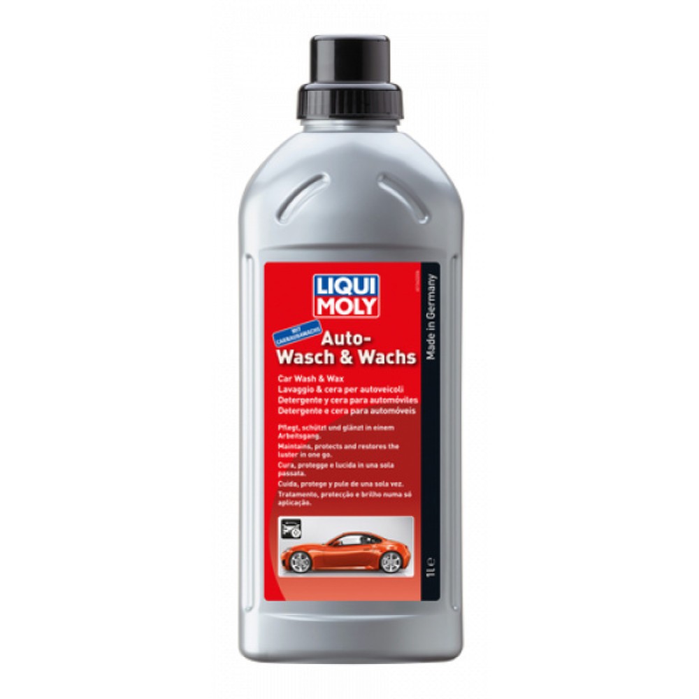 Image of  mit CarnaubawachsLIQUI MOLY Auto-Wasch & Wachs 1 l LIQUI MOLY Auto-Wasch & Wachs 1 l