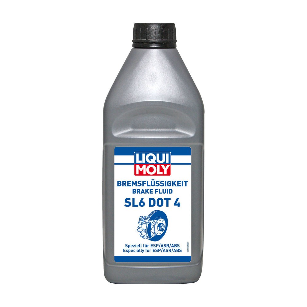 Image of  mischbar und kompatibel mit hochwertigen synthetischen BremsflüssigkeitenLIQUI MOLY Bremsflüssigkeit SL6 DOT 4 1 l LIQUI MOLY Bremsflüssigkeit SL6 DOT 4 1 l