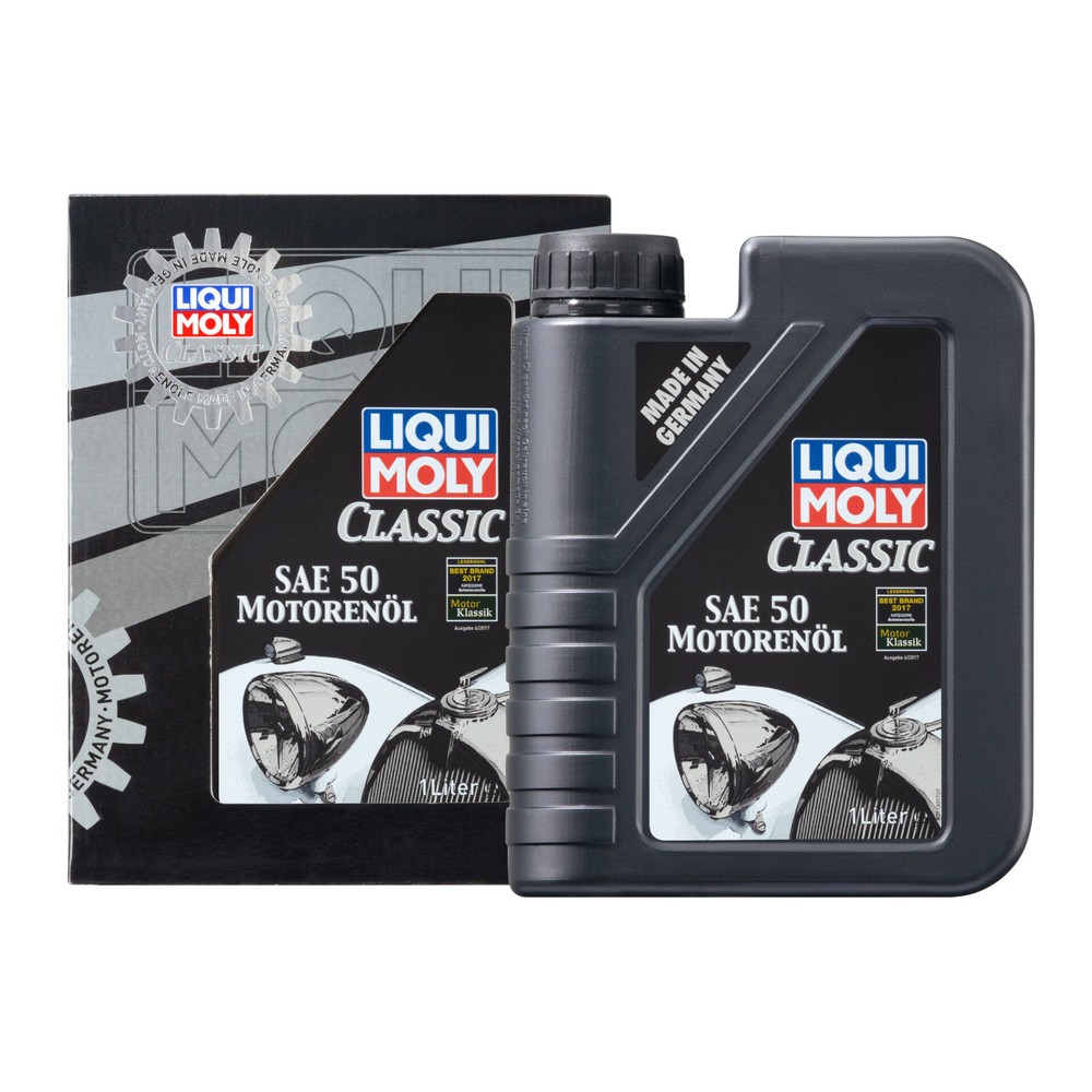 Image of  für klassische Motorräder ohne Ölfilter geeignetLIQUI MOLY Classic Motorenöl SAE 50 1 l LIQUI MOLY Classic Motorenöl SAE 50 1 l