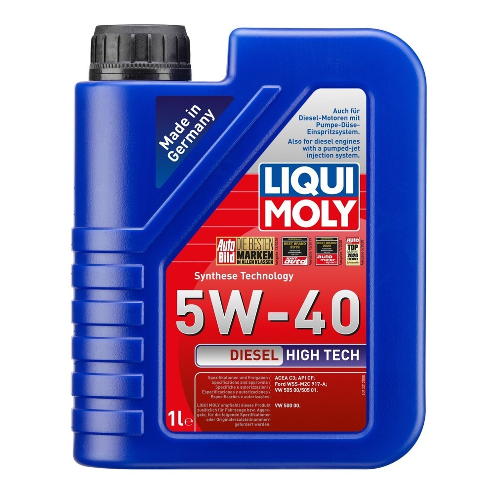 Image of  ausgezeichnetes TieftemperaturverhaltenLIQUI MOLY Diesel High Tech 5W-40 1 l LIQUI MOLY Diesel High Tech 5W-40 1 l