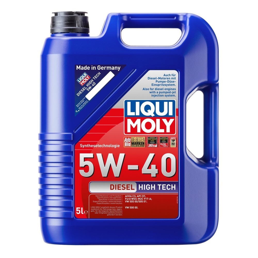 Image of  ausgezeichnetes TieftemperaturverhaltenLIQUI MOLY Diesel High Tech 5W-40 5 l LIQUI MOLY Diesel High Tech 5W-40 5 l