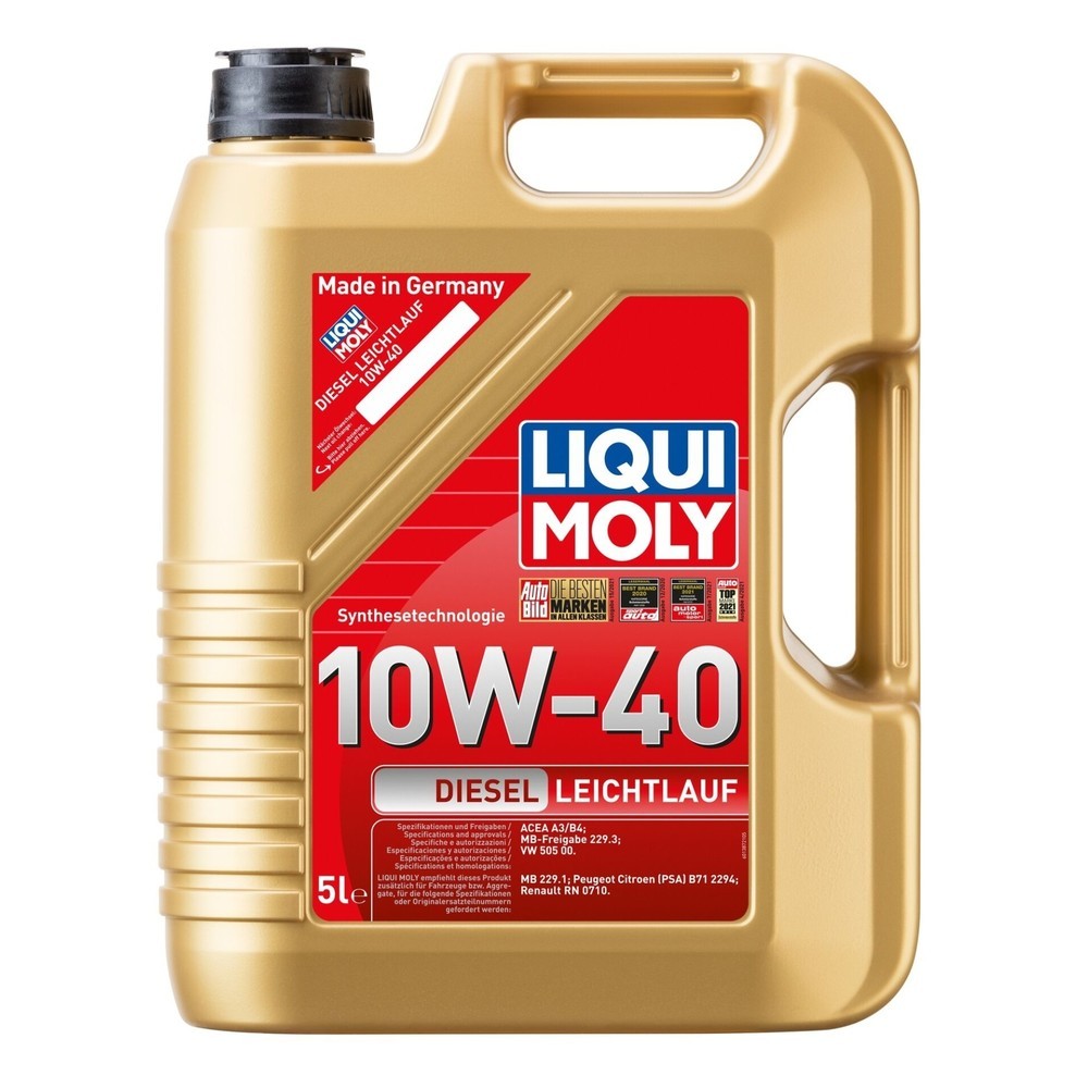 Image of  Turbo getestetLIQUI MOLY Diesel Leichtlauf 10W-40 5 l LIQUI MOLY Diesel Leichtlauf 10W-40 5 l