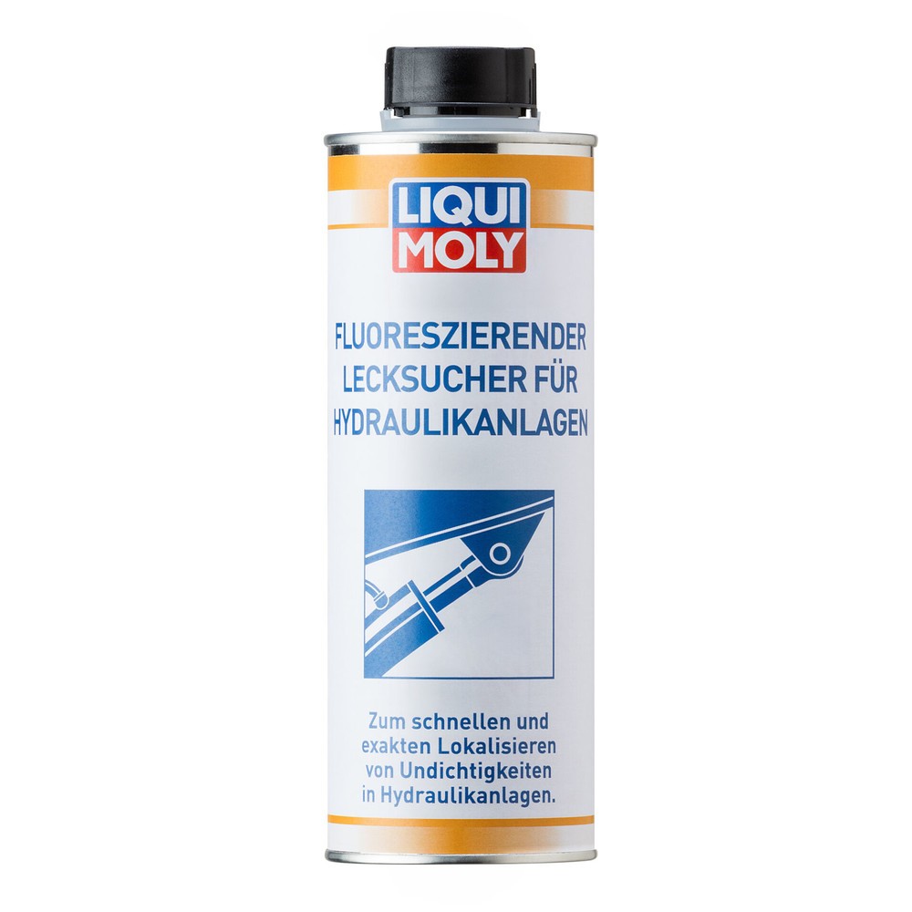 Image of  einfache HandhabungLIQUI MOLY Fluoreszierender Lecksucher für Hydraulikanlagen 500 ml LIQUI MOLY Fluoreszierender Lecksucher für Hydraulikanlagen 500 ml