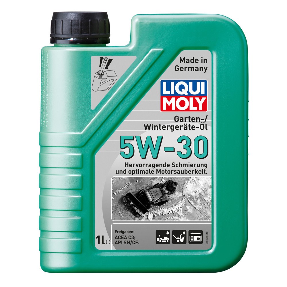 Image of  hoher VerschleissschutzLIQUI MOLY Garten-/Wintergeräte-Öl 5W-30 1 l LIQUI MOLY Garten-/Wintergeräte-Öl 5W-30 1 l