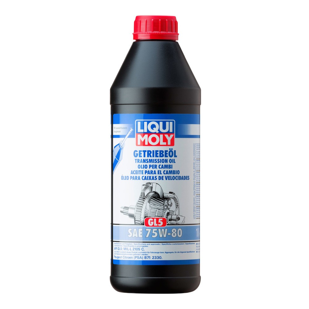 Image of  optimale AlterungsstabilitätLIQUI MOLY Getriebeöl (GL5) 75W-80 1 l LIQUI MOLY Getriebeöl (GL5) 75W-80 1 l