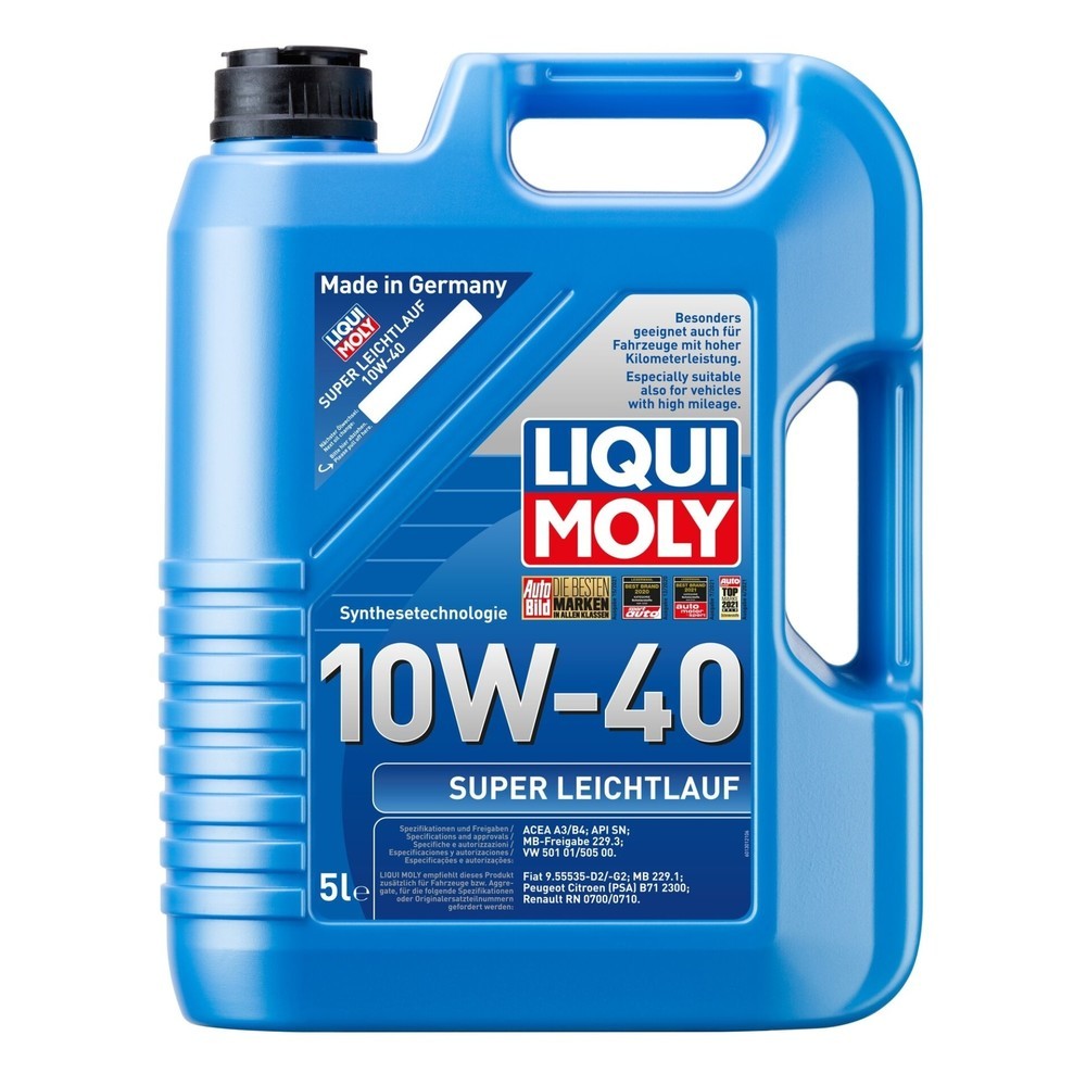 Image of  Turbo- und Kat-getestetLIQUI MOLY Super Leichtlauf 10W-40 5 l LIQUI MOLY Super Leichtlauf 10W-40 5 l