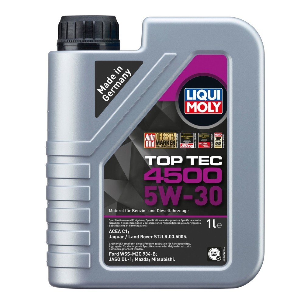 Image of  optimale Wirksamkeit im unvermischtem ZustandLIQUI MOLY Top Tec 4500 5W-30 1 l LIQUI MOLY Top Tec 4500 5W-30 1 l