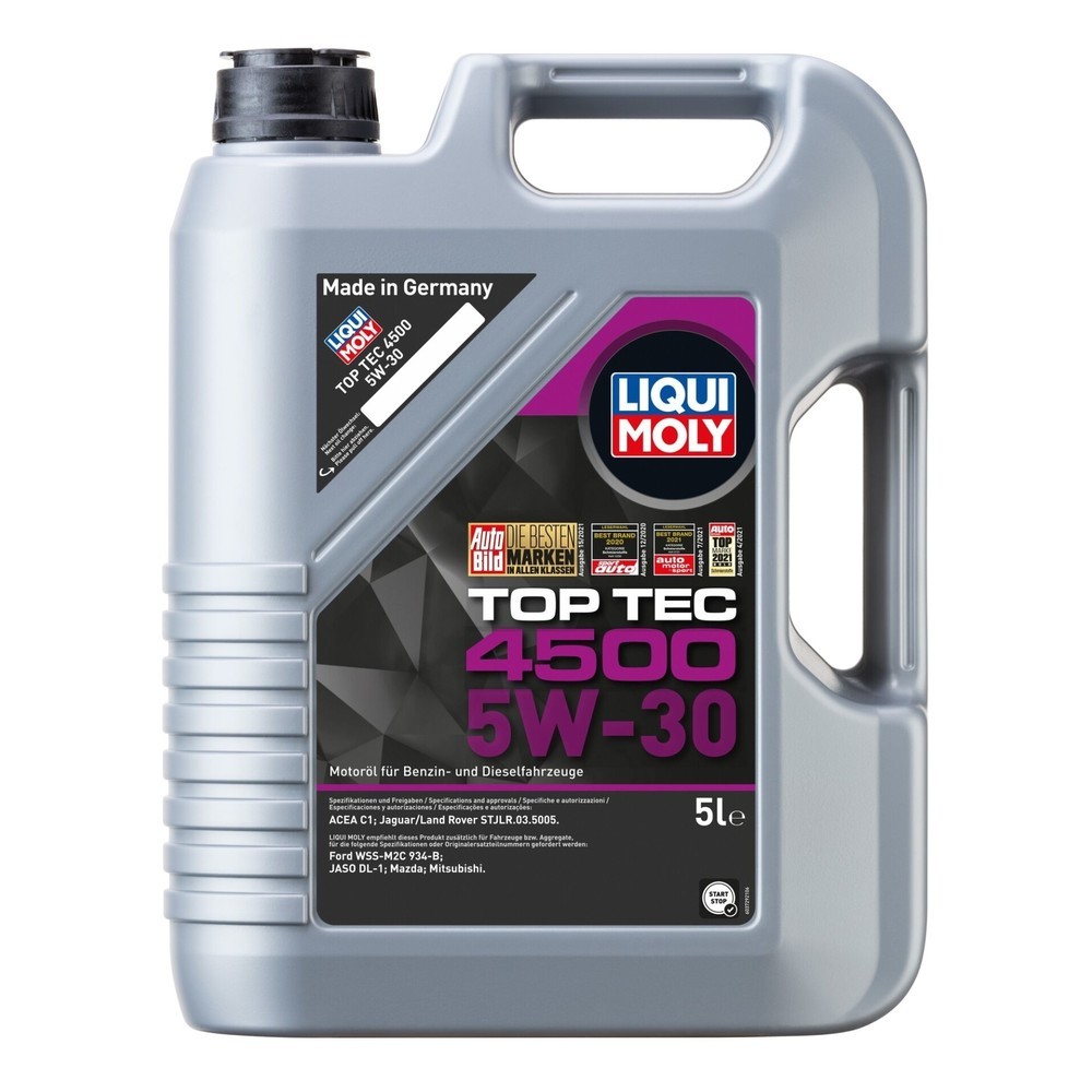 Image of  optimale Wirksamkeit im unvermischtem ZustandLIQUI MOLY Top Tec 4500 5W-30 5 l LIQUI MOLY Top Tec 4500 5W-30 5 l