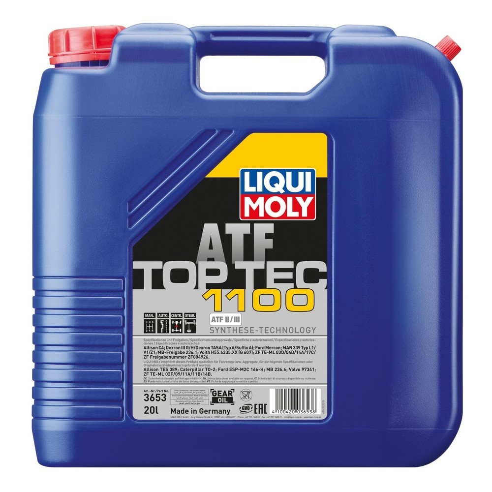 Image of  exzellenter KorrosionsschutzLIQUI MOLY Top Tec ATF 1100 20 l LIQUI MOLY Top Tec ATF 1100 20 l