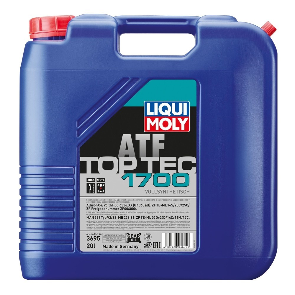 Image of  senkt den KraftstoffverbrauchLIQUI MOLY Top Tec ATF 1700 20 l LIQUI MOLY Top Tec ATF 1700 20 l