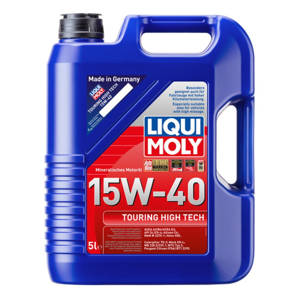 Image of  Kat-getestetLIQUI MOLY Touring High Tech 15W-40 5 l LIQUI MOLY Touring High Tech 15W-40 5 l