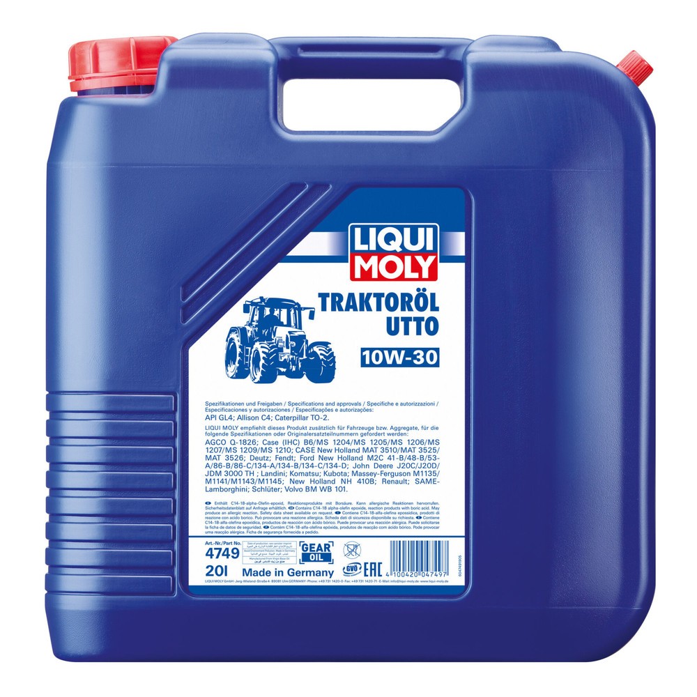 Image of  universell einsetzbarLIQUI MOLY Traktoröl UTTO 10W-30 20 l LIQUI MOLY Traktoröl UTTO 10W-30 20 l