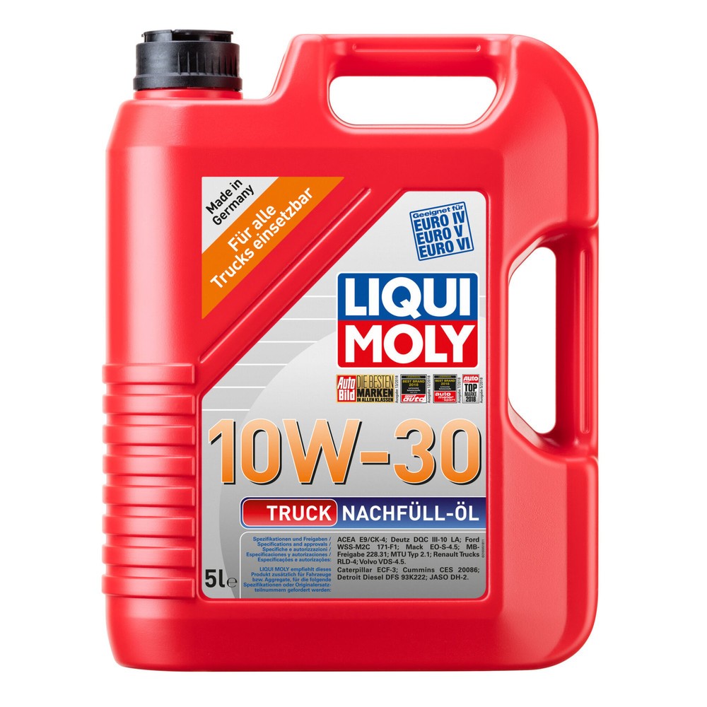 Image of  ausgezeichneter VerschleissschutzLIQUI MOLY Truck Nachfüll-Öl 10W-30 5 l LIQUI MOLY Truck Nachfüll-Öl 10W-30 5 l