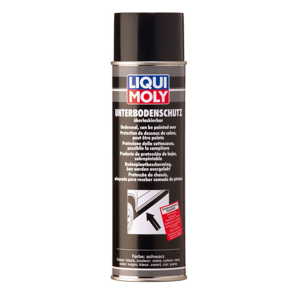 Image of  schnell trocknendLIQUI MOLY Unterbodenschutz schwarz (Spray) 500 ml LIQUI MOLY Unterbodenschutz schwarz (Spray) 500 ml