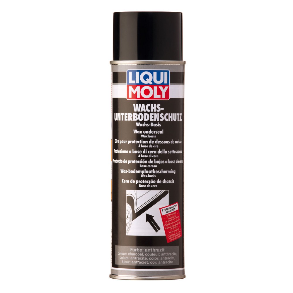 Image of  Ergänzung von SchutzbelägenLIQUI MOLY Wachs-Unterbodenschutz anthrazit/schwarz (Spray) 500 ml LIQUI MOLY Wachs-Unterbodenschutz anthrazit/schwarz (Spray) 500 ml