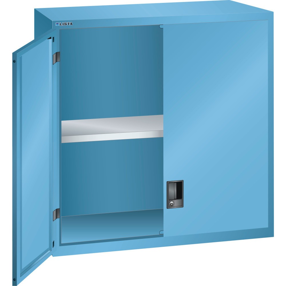 Image of Hochwertig verarbeitet mit 10 Jahren Garantie: der LISTA Aufsatzschrank Der LISTA Aufsatzschrank eignet sich optimal als zusätzliche Lagerfläche für Kleinteile, Unterlagen und andere Betriebsmittel auf ergonomischer Sichthöhe. Dafür bietet der Schrank 60 