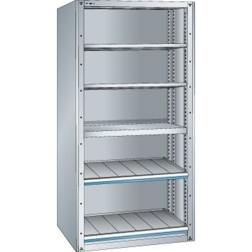 Image of Ein Lista-Schubladenschrank erlaubt vielfältige Lagermöglichkeiten Mit dem Lista-Schrank erwerben Sie ein vielseitig einsetzbares Schrankelement, das Sie sowohl im Lager als auch im Büro nutzen können. Als Bestandteil eines modularen Systems ist es jederz