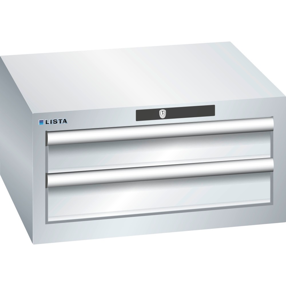 Image of Diebstahlsichere Werkzeuglagerung von Profis für Profis: der LISTA Schubladenschrank mit AUTO Lock Der Profi-Schubladenschrank des Herstellers LISTA bietet Ihnen mit 2 Schubfächern viel übersichtlichen und gut sortieren Stauraum für Hammer, Zange und Co. 