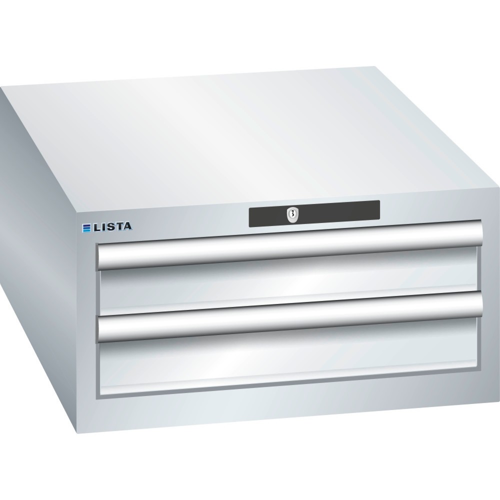 Image of Der abschliessbare LISTA Schubladenschrank in Top-Qualität – vom europäischen Marktführer für Betriebsausstattung Ob in der Industrie, im Handwerk oder KFZ-Bereich: Der Schubladenschrank von LISTA bietet Ihnen mit 2 Schubfächern viel übersichtlichen und g