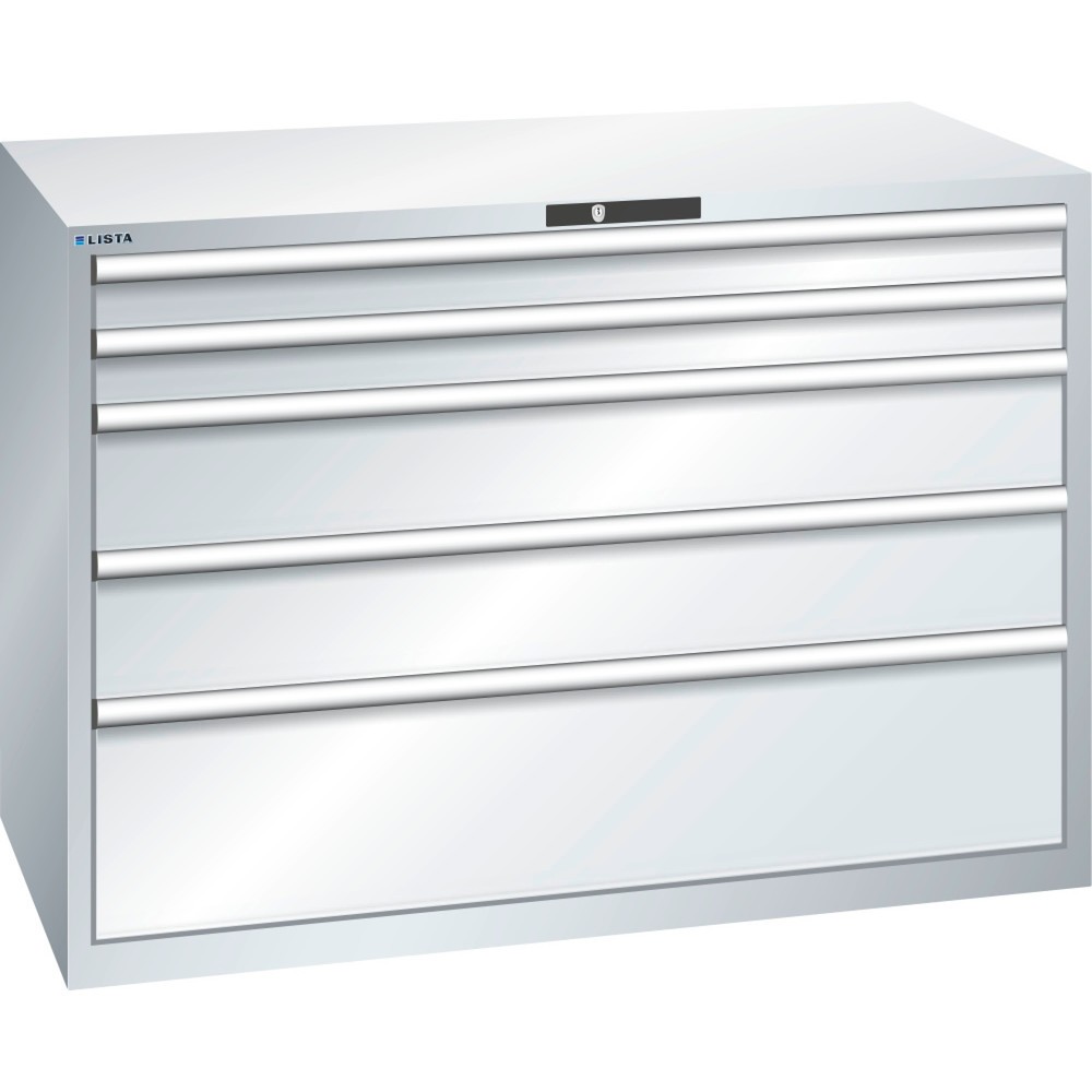 Image of Werkzeug einfach zugänglich und geschützt vorhalten: dank 100-%-Auszug im LISTA Schubladenschrank mit CODE Lock Der Profi-Schubladenschrank von LISTA bietet Ihnen mit 5 Schubfächern viel übersichtlichen und gut sortieren Stauraum für Hammer, Zange und Co.