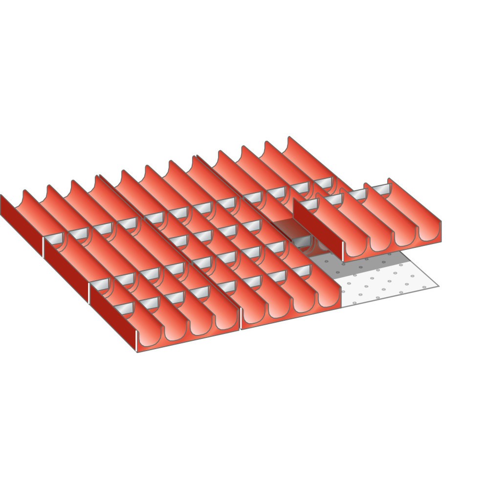 Image of LISTA Set Mulden, (BxTxFH) 459x510x75mm, 49-teilig