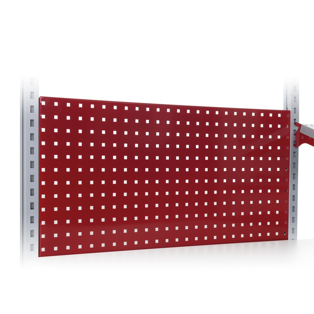 Image of  Bündiger Abschluss mit den AnbauprofilenLochrückwand für Komplettpackplatz BASIC, HxBxT 500 x 1.000 x 30 mm Lochrückwand für Komplettpackplatz BASIC, HxBxT 500 x 1.000 x 30 mm