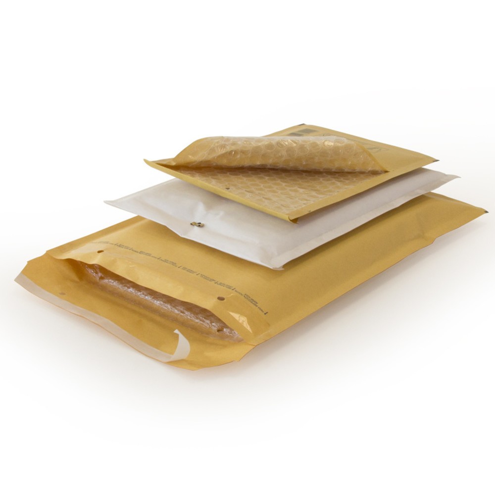 Image of  1 VE = 100 StkLuftpolster-Versandtasche, 290 x 445 mm, braun, mit Selbstklebeverschluss, 1 VE = 100 Stk Luftpolster-Versandtasche, 290 x 445 mm, braun, mit Selbstklebeverschluss, 1 VE = 100 Stk