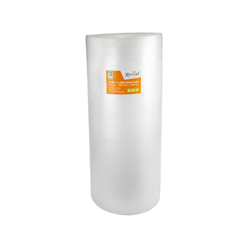 Image of  530 mm RollendurchmesserLuftpolsterfolie Economic, 2-lagig, 1200mm breitx100lfm, 50µ Luftpolsterfolie Economic, 2-lagig, 1200mm breitx100lfm, 50µ