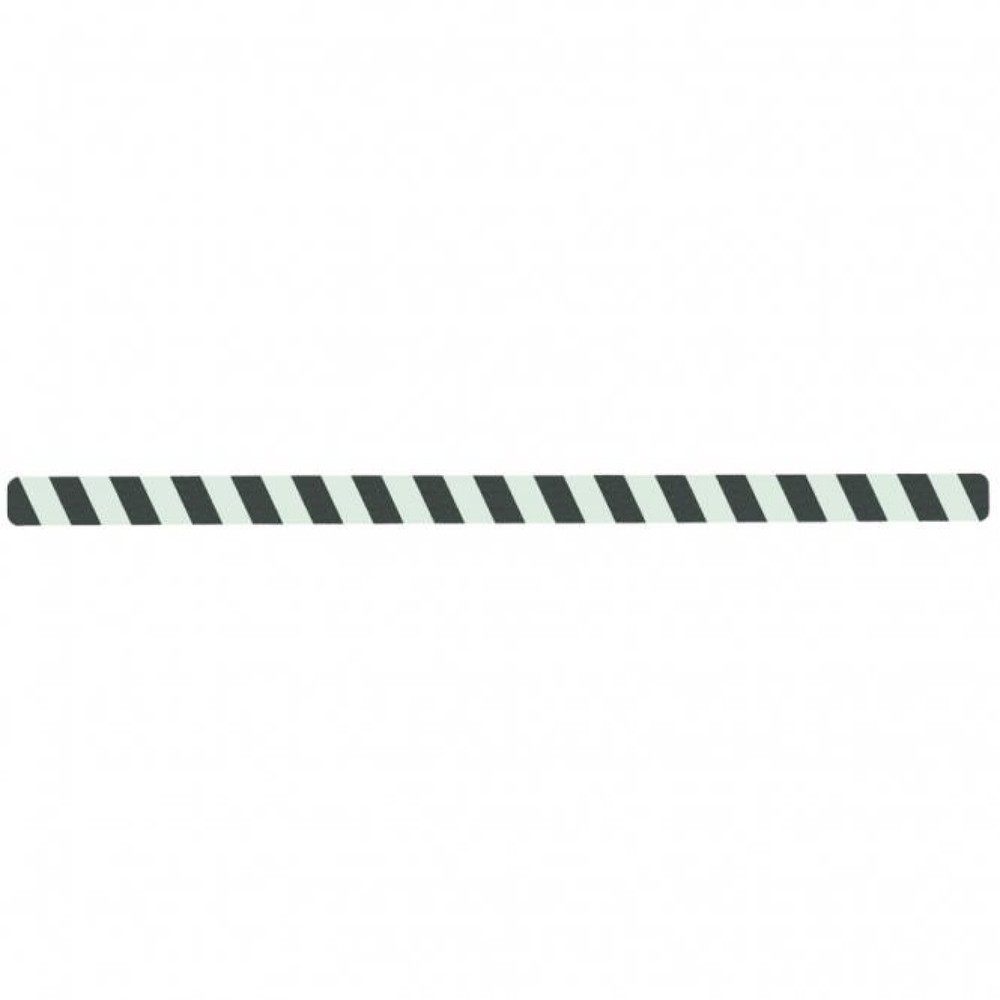 Image of Nachleuchtender Antirutschbelag – für Sicherheit auch bei Stromausfällen Dieser m2-Antirutschbelag™ nachleuchtend-schwarz markiert bei schlechten Lichtverhältnissen deutlich sichtbar Treppenstufen, Rampenkanten oder Gefahrenbereiche und Notfallfluchtwege.