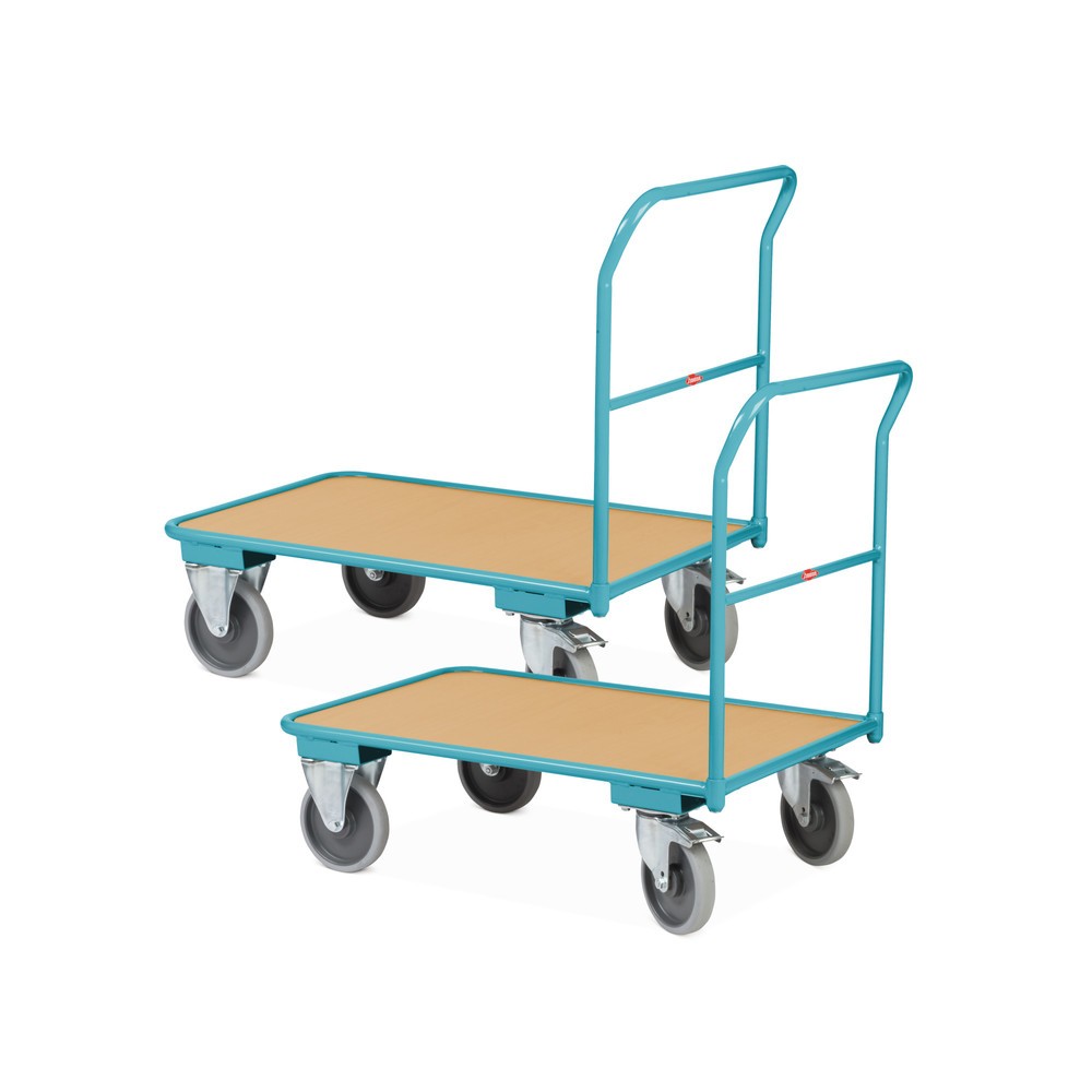 Image of Schiebebügelwagen als 2er Set zur zuverlässigen Beförderung sperriger Güter Nutzen Sie den mittelschweren Magazinwagen für einfache Transportaufgaben, die in Lager und Betrieb regelmässig anfallen. Im Handumdrehen bringen Sie Abfälle, Arbeitsmaterialien o