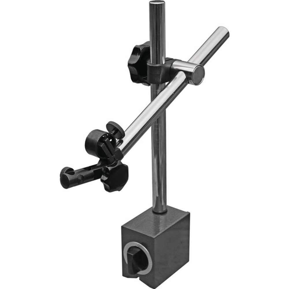 Image of  Messuhraufnahme: 8mmMagnetmessstativ, Haftkraft 600 N, Aktionsradius 180 mm Gesamthöhe 285 mm Magnetmessstativ, Haftkraft 600 N, Aktionsradius 180 mm Gesamthöhe 285 mm