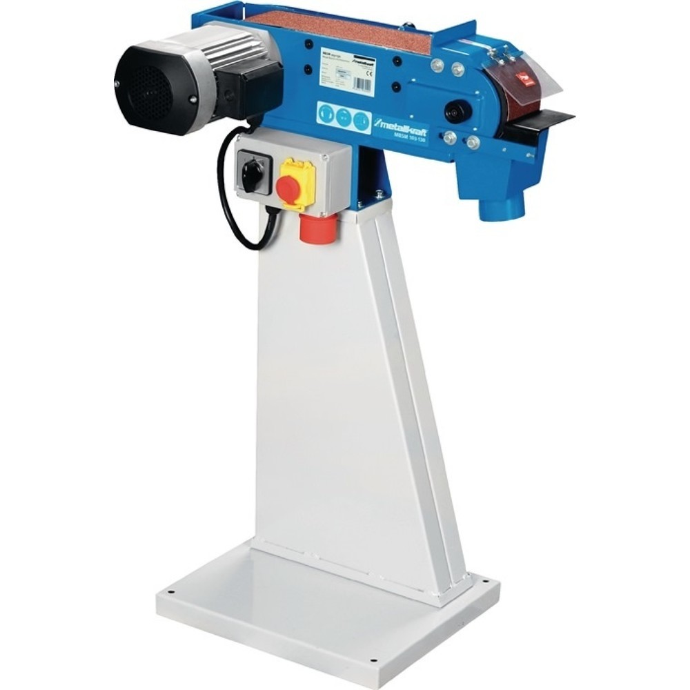 Image of  prüfpflichtig: jaMETALLKRAFT Bandschleifmaschine MBSM 75-200-2, 1,5 / 2,2 kW, 75 x 2000 mm, 400 V50 Hz METALLKRAFT Bandschleifmaschine MBSM 75-200-2, 1,5 / 2,2 kW, 75 x 2000 mm, 400 V50 Hz