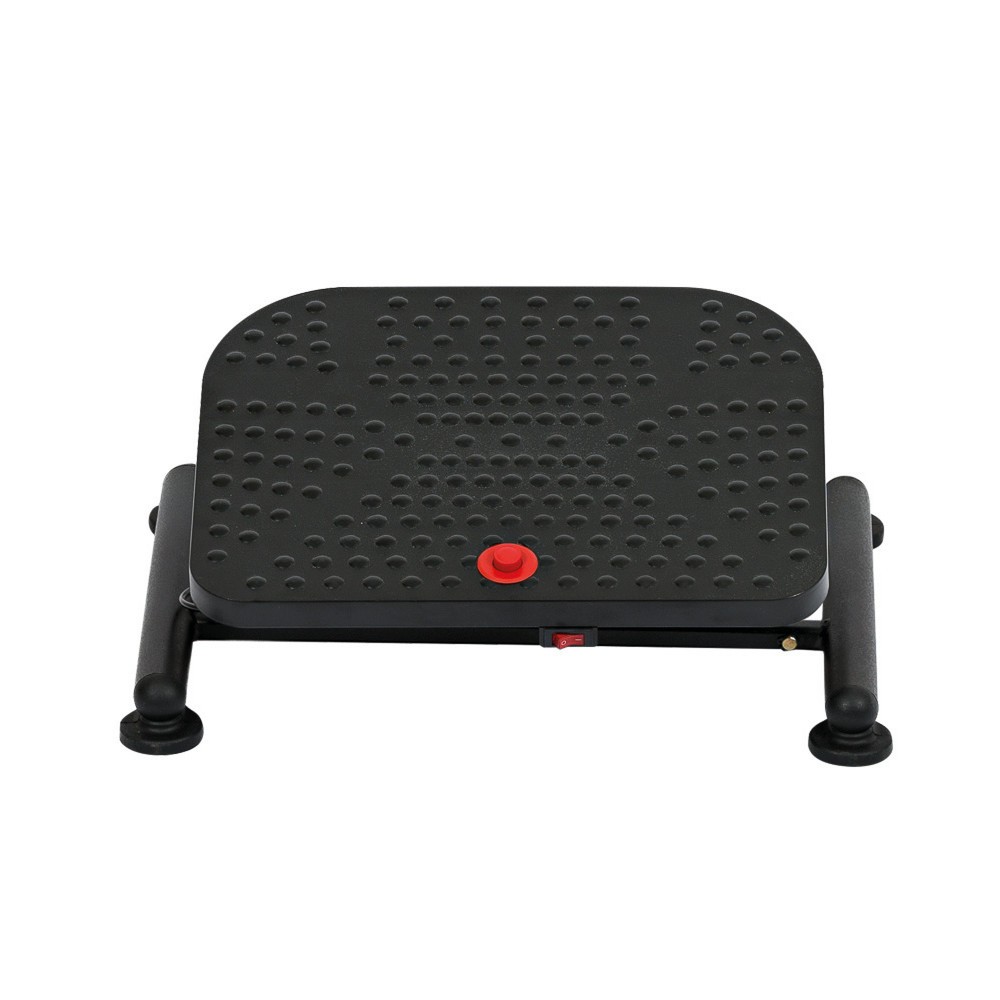 Image of Besser durchblutet arbeiten: mit der meychair Fussstütze Mit der meychair Fussstütze sitzen Sie auch bei längeren Arbeitseinsätzen entspannt und rückenfreundlich. Per Gasfeder-Höhenverstellung stellen Sie die Position der Fussstütze einfach und bequem mit