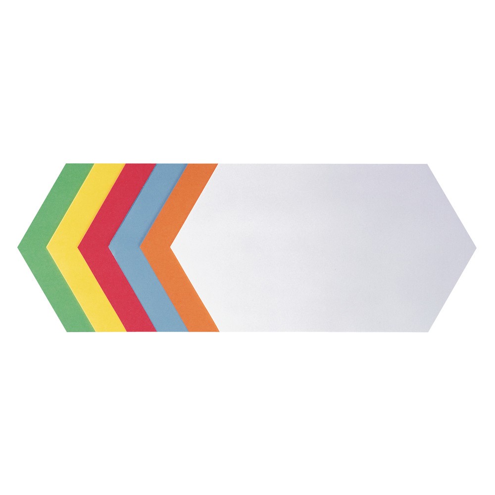 Image of  Erhältlich in verschiedenen Farben, Formen und GrössenModerationskarten FRANKEN, Rhombus, HxB 95 x 205 mm, farblich sortiert Moderationskarten FRANKEN, Rhombus, HxB 95 x 205 mm, farblich sortiert