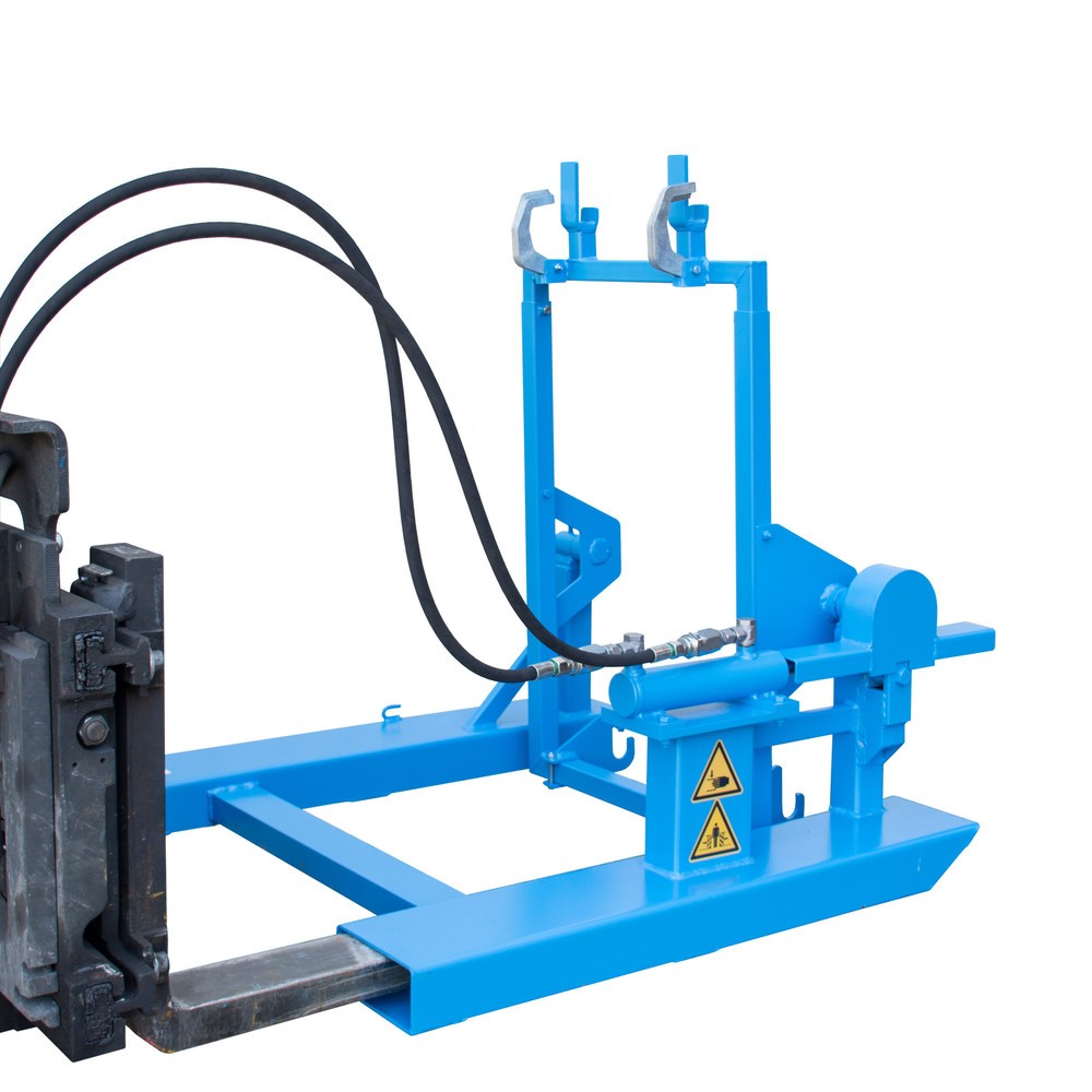 Image of 80-, 120- oder 240-l-Mülltonnen bequem hydraulisch entleeren: mit dem Mülltonnen-Kipper MK-H für Stapler Der Mülltonnen-Kipper MK-H für Stapler erleichtert Ihnen das Entleeren und Reinigen von 80-, 120- oder 240-l-Mülltonnen. Ob Gabelstapler oder Radlader