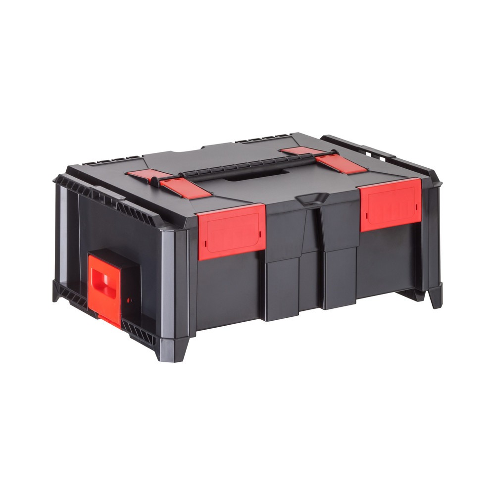 Image of Kompakte, stapelbare Werkzeugboxen für mehr Mobilität im Handwerk Die Multibox VIGOR® ohne Werkzeug ist Teil eines Werkzeugboxen-Systems, das entwickelt wurde um Handwerkern eine flexible Lagermöglichkeit für Ihre Ausrüstung zu geben. Nutzen Sie mehrere M