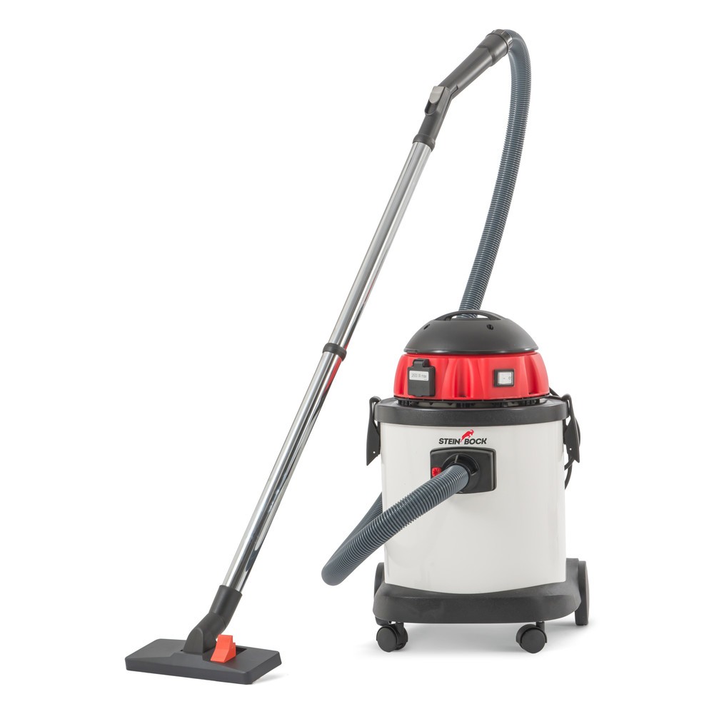Image of Gleichzeitig handwerken und reinigen: mit dem Nass-Trockensauger Der kompakte, robuste Nass-Trockensauger Steinbock® entfernt trockenen und nassen Schmutz sowie säurefreie Flüssigkeiten und Wasser mithilfe eines leistungsstarken Saugmotors. Der Motor besi