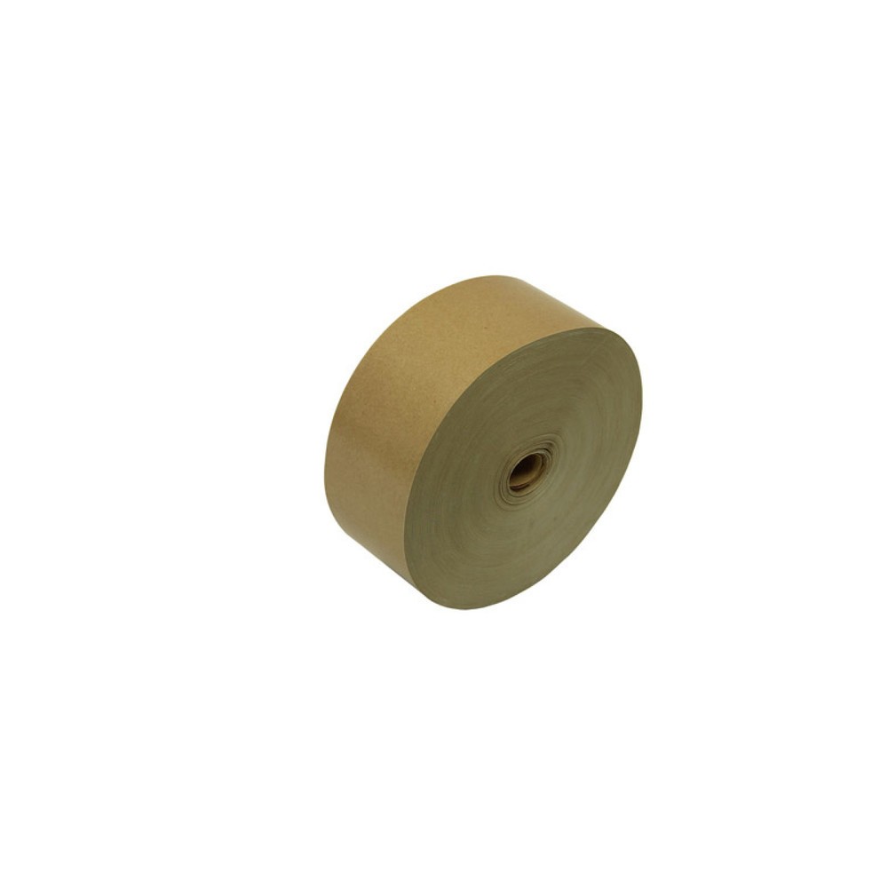 Image of  Papierqualität 70 g/m²Nassklebeband, 60mm breitx200lfm, 70g/qm, braun, unverstärkt, Pflanzenleimkleber Nassklebeband, 60mm breitx200lfm, 70g/qm, braun, unverstärkt, Pflanzenleimkleber