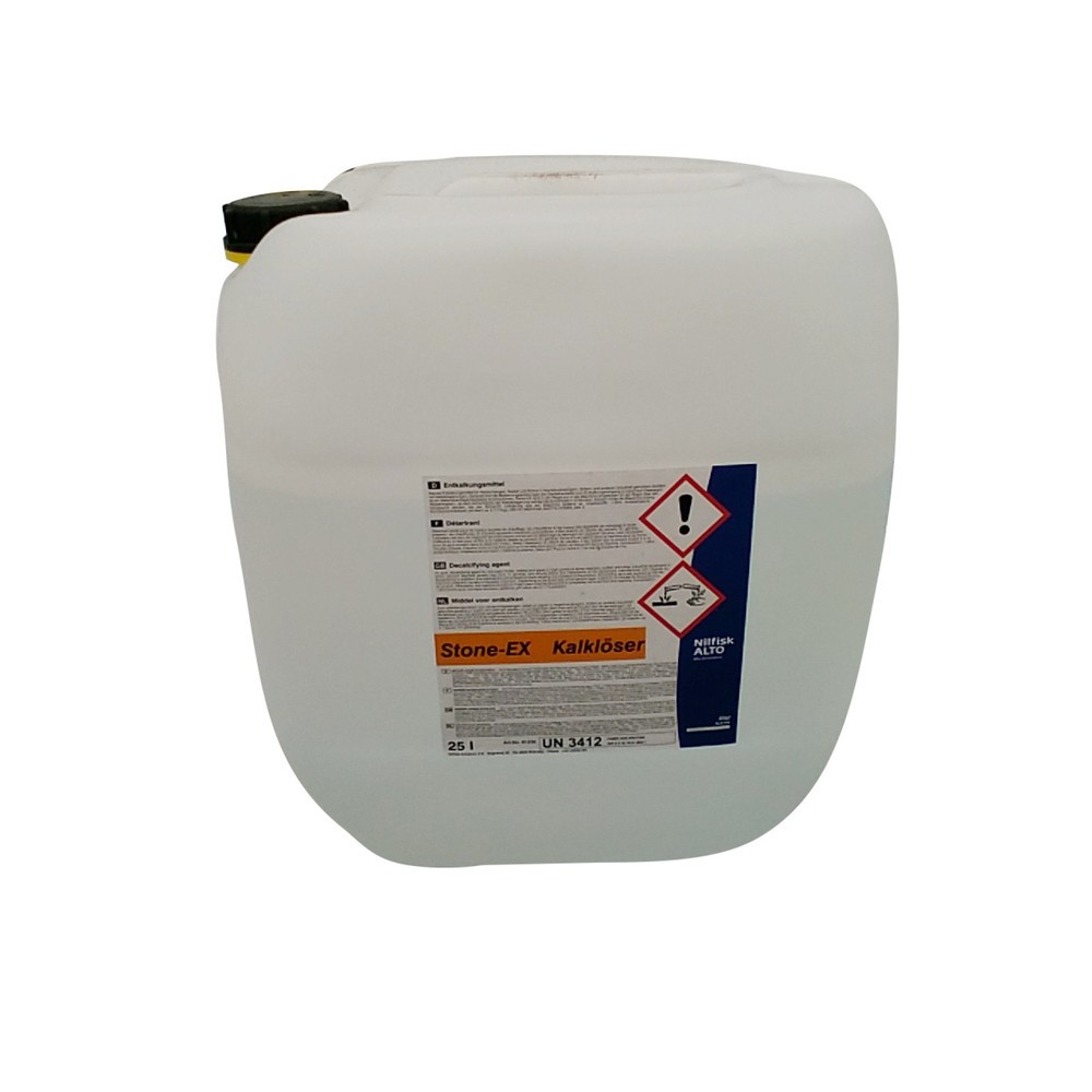 Image of  In unterschiedlichen Gebindegrössen erhältlichNilfisk® Kalklöser Stone-Ex, 25 Liter Nilfisk® Kalklöser Stone-Ex, 25 Liter