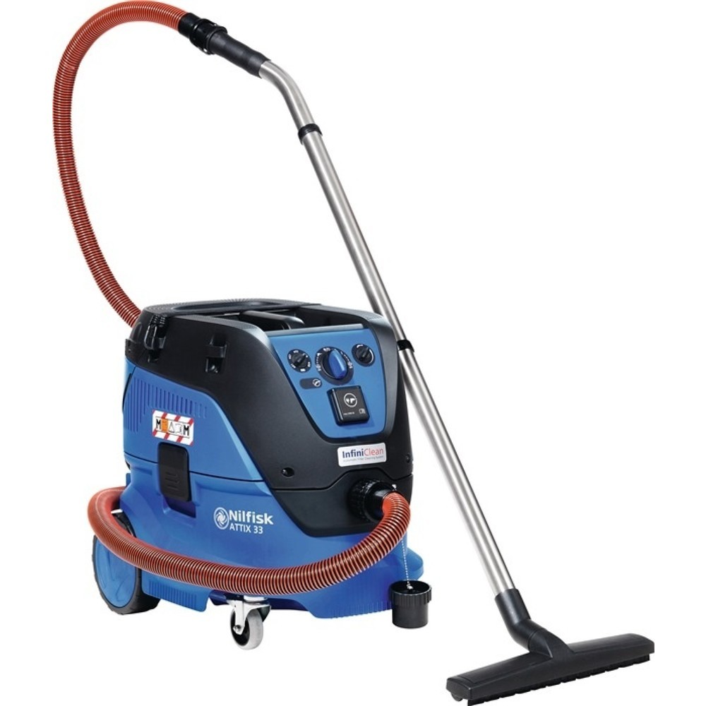 Image of  prüfpflichtig: jaNILFISK Sicherheitssauger ATTIX 33-2M IC BG Bau 1400W 4500l/min 250mbar 30l NILFISK Sicherheitssauger ATTIX 33-2M IC BG Bau 1400W 4500l/min 250mbar 30l