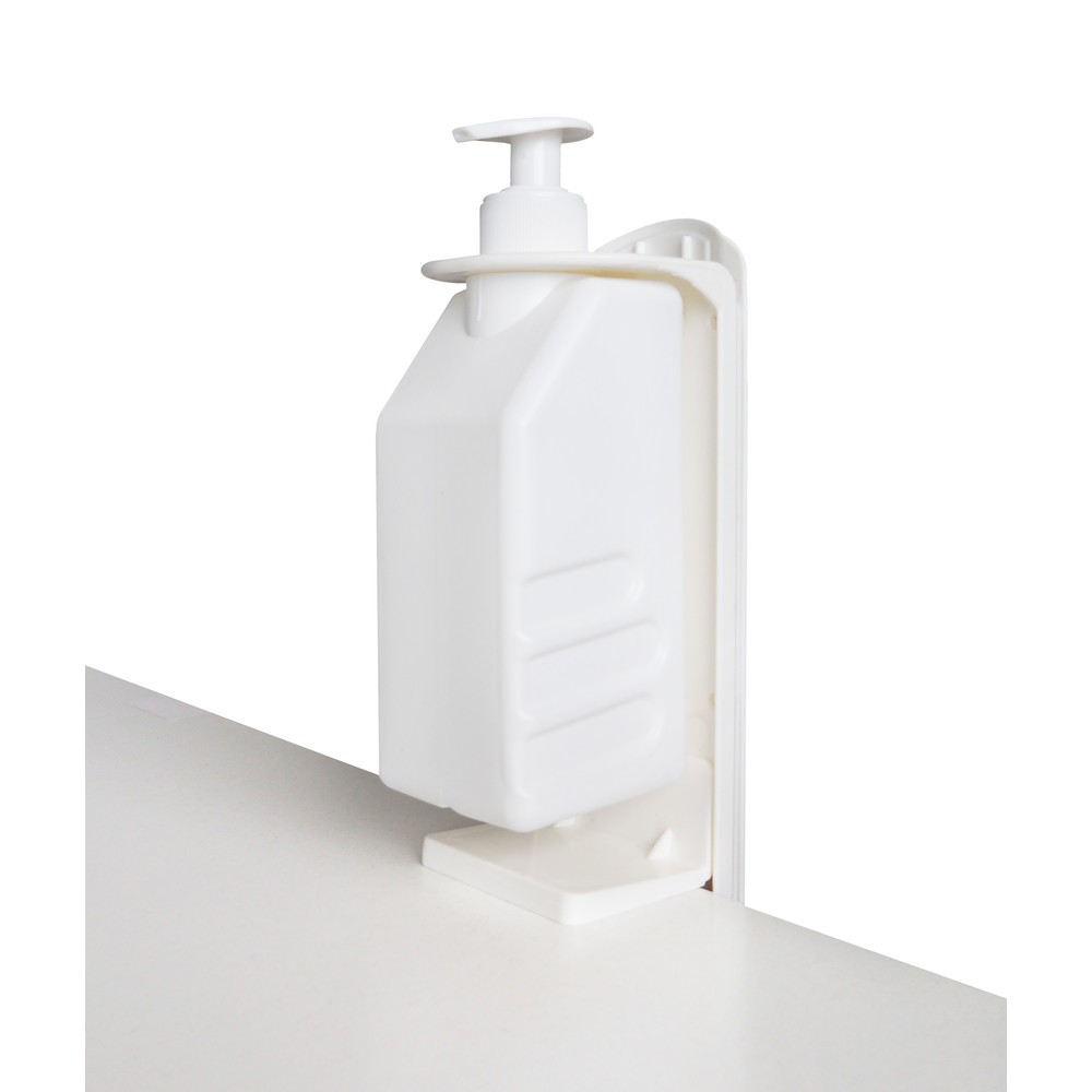 Image of Kompakter Kunststoff-Desinfektionsmittelspender zur praktischen Tisch- oder Wandmontage Einwandfreie Handdesinfektion lässt sich einfach in Ihr Unternehmen integrieren: mithilfe des Numatic® Tisch- und Wanddesinfektionsmittelspenders. Positionieren Sie de